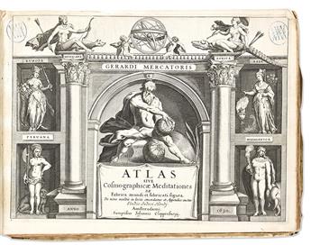(ATLAS MINOR.) Gerard Mercator; and Jodocus Hondius. Atlas sive Cosmographicae Meditationes de Fabrica Mundi et Fabricati Figura.